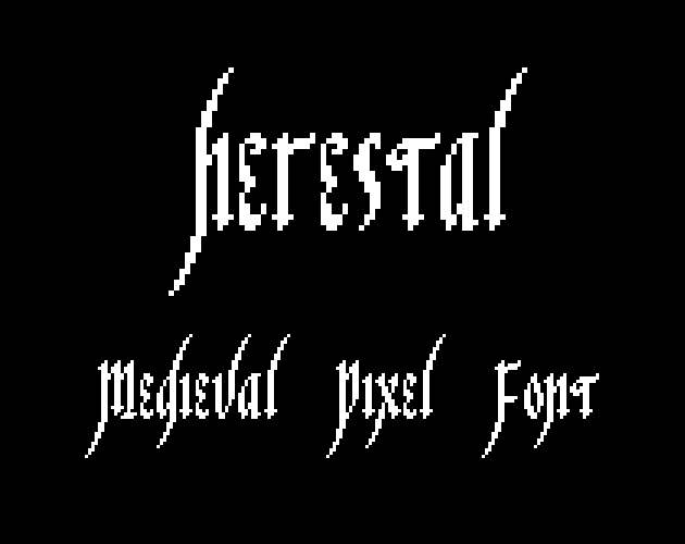 Cover image for Herestal Medieval Pixel Font